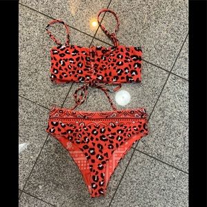 New High Waist Leonard Print Bikini